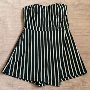Black & White Romper